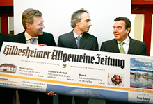 Hildesheimer Allgemeine Zeitung: 300. Geburtstagsfeier 2005